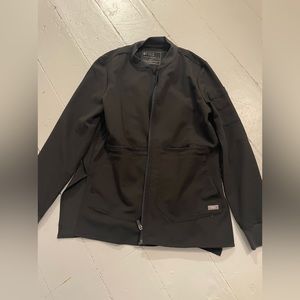 FIGS Bellery Scrub Jacket size small, color black